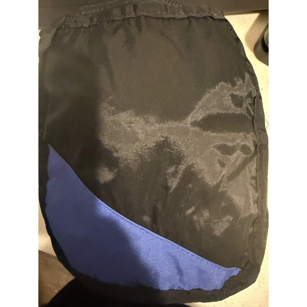 Akona Mesh Gear Bag Scuba Diving Snorkeling Black Blue Excellent Shoulder Strap
